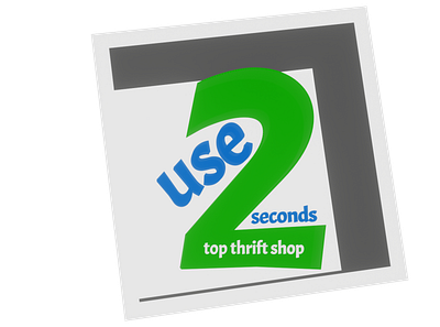 use 2 seconds - top thrift shop 3d autodidakt autor berlin design illustration kreativ studio nuding logo made with blender selfpublisher shop thrift webcomic weekly warm up