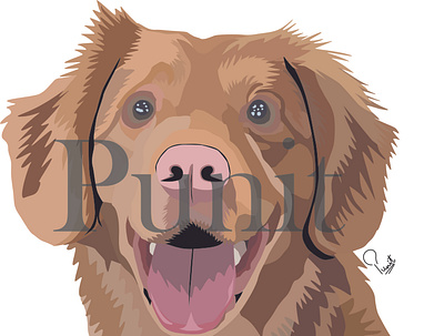 Dog animation design ill illustration