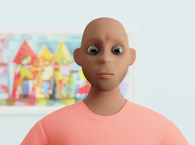 Kofi 3d 3d art animation blender 3d design