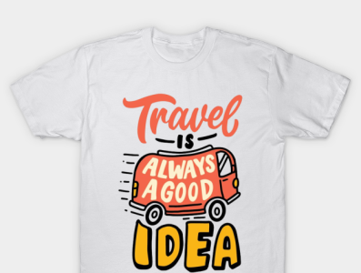 Travel Is A Good Idea 3d animation branding graphic design logo motion graphics quote ui