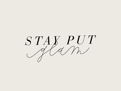 Stay Put Glam Logo