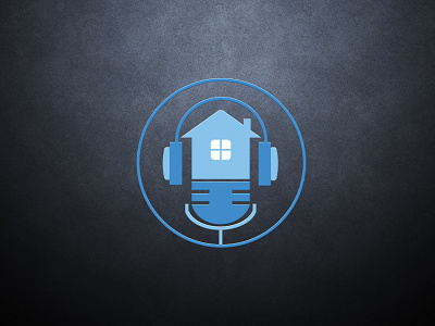 Home Podcast Logo design graphic design illustration logo
