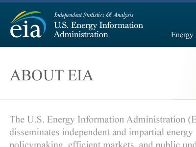 EIA About Page Template website