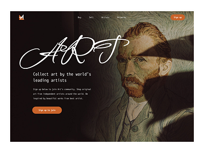 Art dealer Website