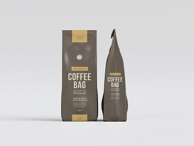 foil-coffee-bag-packaging-mockup 3d animation app branding design graphic design illustration logo motion graphics ui vector