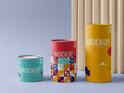 cylinder-box-design-mockup