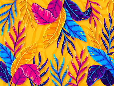 Colorful summer background for zoom 3d animation app branding design graphic design illustration logo motion graphics ui vector