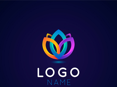 gradient-logo-template-with-abstract-shape