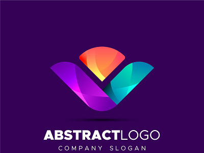 colourful-abstract-logo-template 3d animation app art branding design flat graphic design icon illustration illustrator logo logo design minimal motion graphics typography ui ux vector web