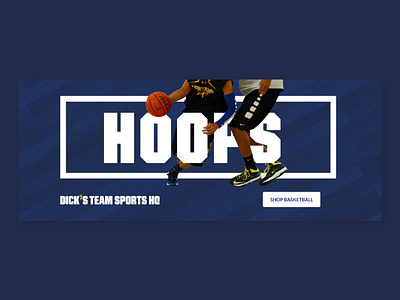 TSHQ Hoops basketball sports web banner