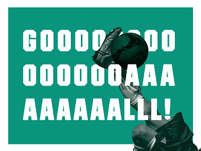 GOOOOOOOOAAAAAALLLL! soccer sports web banner