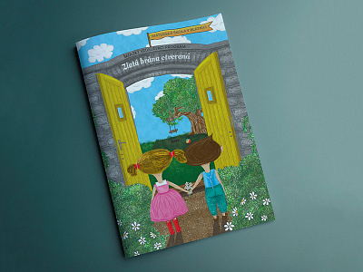 Golden gate open cover children cover graphicdesign illustration