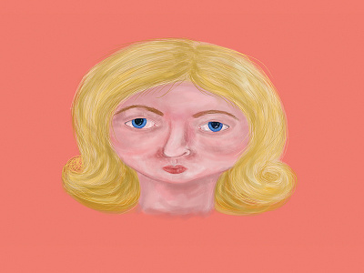 Krita Blond Monster blond graphic design illustration krita woman