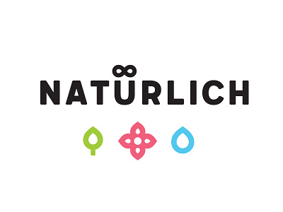 Natürlich logo 2 coffee shop graphic design leaf logo naturlich