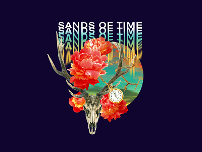 Sands of Time digitalart digitalcollage illustration photoshop photoshop art tshirtdesign