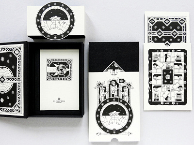 Codex Terrae black white book art drawing illustration package design