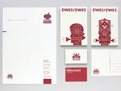 Kollektiv Zwei/Zwei branding illustration logo vector