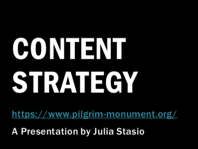 UX Design Portfolio - Content Strategy Presentation content strategy ux ux design