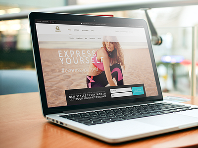 Yoga + E-commerce site design (WIP)