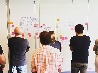 Design Sprint at Commonwealth Bank cba commonwealth bank design sprint google ventures journey map storyboard ui user experience ux