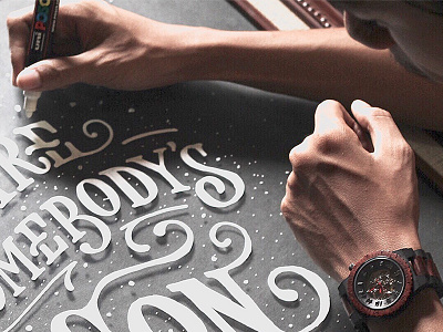 Details shot art calligraphy drawing hand letter lettering motivation type typography