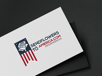 Logo for send flower to America branding design flower illustration logo logos minimalist design modern vector