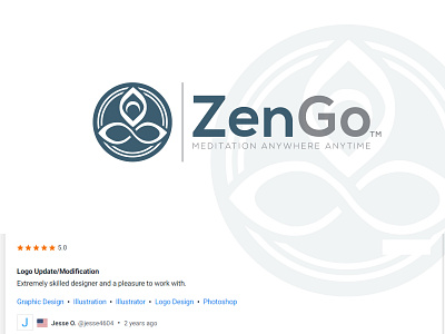 CONTEST WINING MEDITATION LOGO CALLED ZenGo