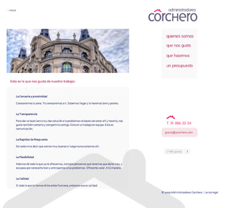 Acorchero site web