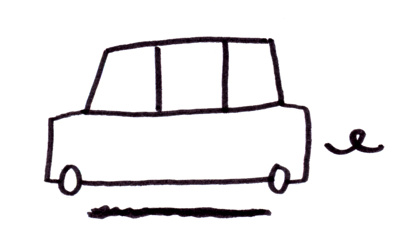 Car icon for "Las Julias" logo icon logotype