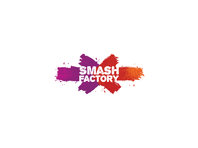 Smash Factory arrows branding energy factory graffiti logo smash tech technology