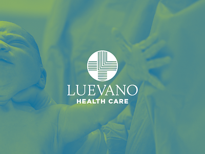 Luevano Healthcare baby branding doctor healthcare logo
