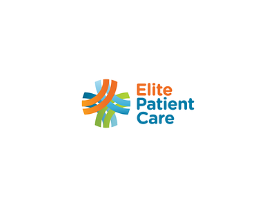 Elite Patient Care branding healthcare logo orange