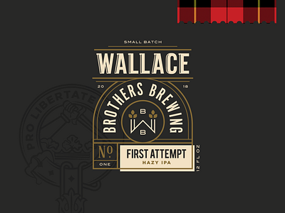 Wallace Brothers Brewing - Label Design Elements