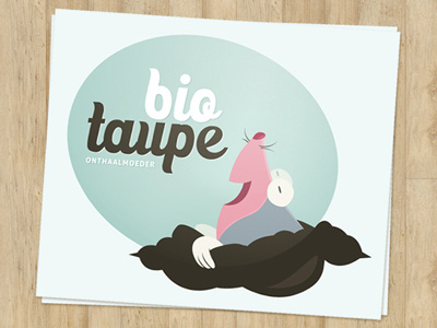 Dribbble Bio Taupe bio logo mole nanny taupe