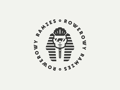 Bicycle Ramses (EN) • Rowerowy Ramzes (PL) Logo bicycle bike branding design egypt fun icon illustration logo logotype ramses sign