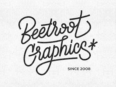 Beetroot Graphics logotype branding handwriting lettering logo logotype typography