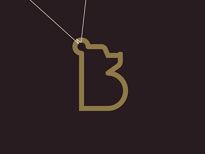 B like Bear b letter bear branding icon logo