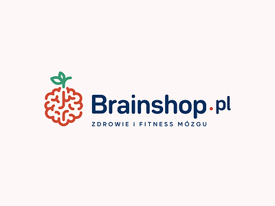 Brainshop.pl brain fit fruit health logo smart