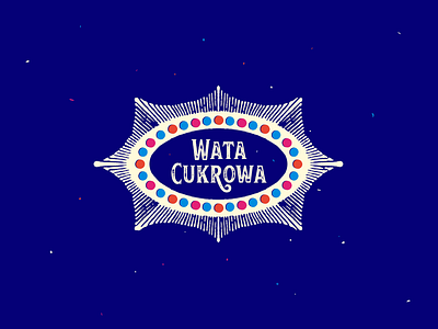 Wata Cukrowa / Cotton Candy candy circus clubbing cotton logo design vintage