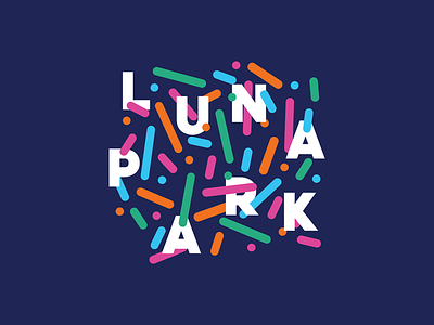 LUNAPARK logo logotype neon