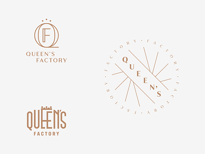 Queen's Factory boutique fashion logotype