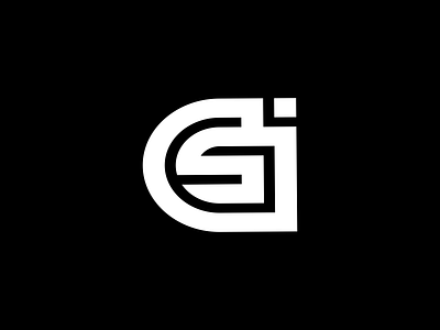 SGI monogram logo design lettermark
