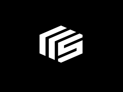 S monogram logo design lettermark