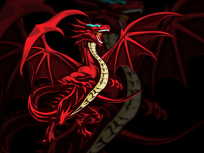 Dragon logo mascot