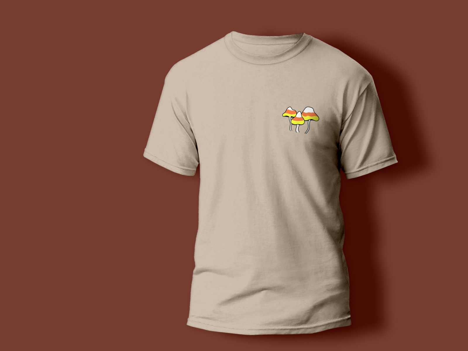 Candy Corn Mushroom Shirt by Coby on Dribbble