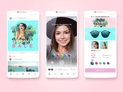 Digital Marketing app branding concept design mobile app design mobile ui summertime ui ux web