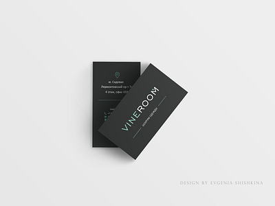 Business card - Vineroom branding business card design graphic design logo