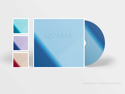 Cover art for SANTI - Qualia (ambient) album cover art cover design graphic design music