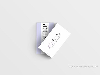 Business card - JELESHOP branding card graphic design logo