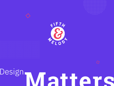 Design Matters 5th melody bright colors colorful design illustration purple typography web design